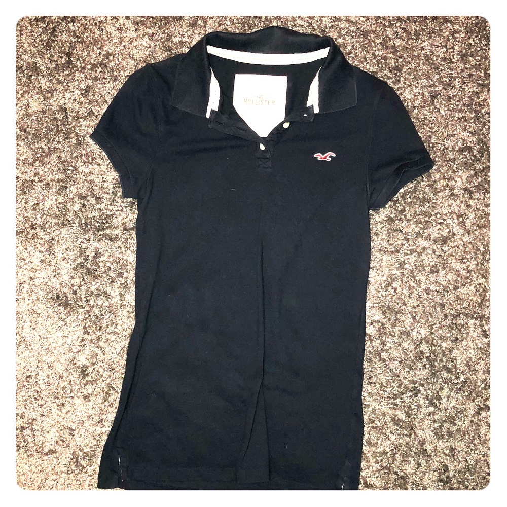 Navy Hollister Polo